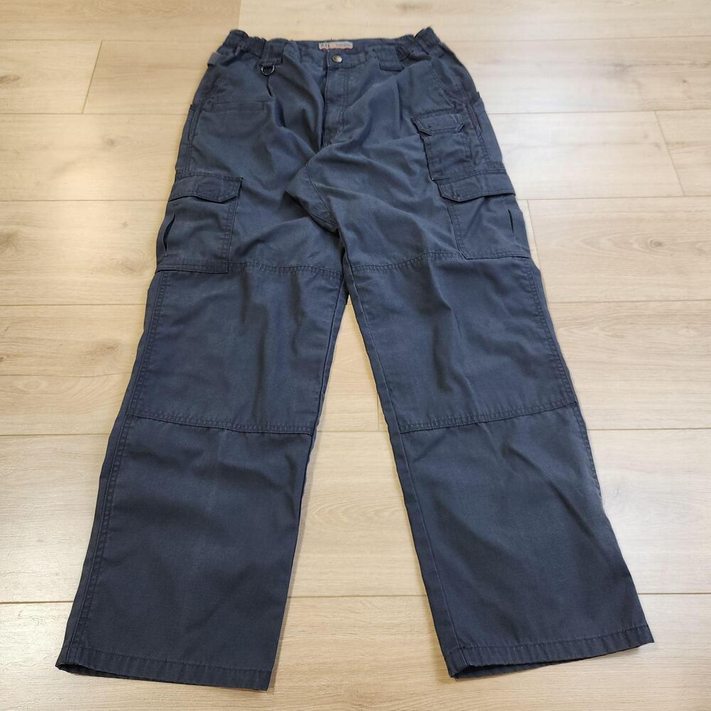 5.11 Tactical Pants Mens 34x32 Gray Cargo Ripstop Workwear Outdoor Hiking